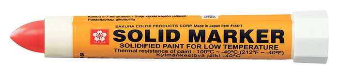 Sakura Solid Marker baja temperatura Rojo Sakura Solid Marker baja temperatura Rojo